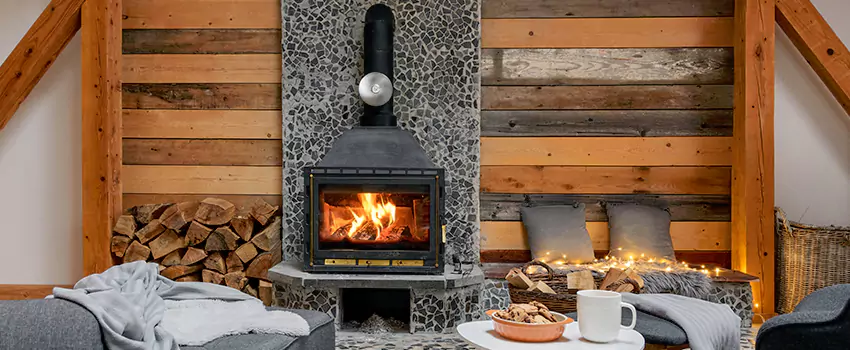Thelin Hearth Products Direct Vent Gas Stove Fireplace Inspection in Southchase, Florida
